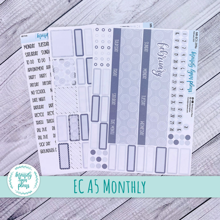 EC A5 February Monthly Kit || Minimalist || MK-EC5-299