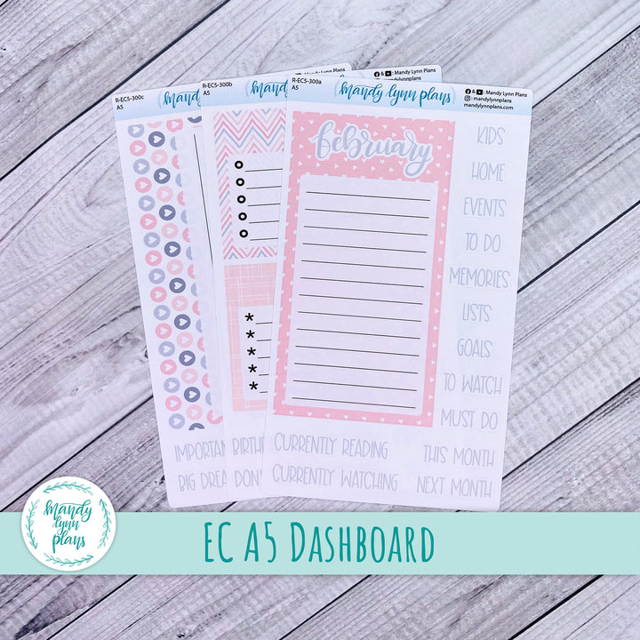 February EC A5 Dashboard Kit || Be Mine || R-EC5-300