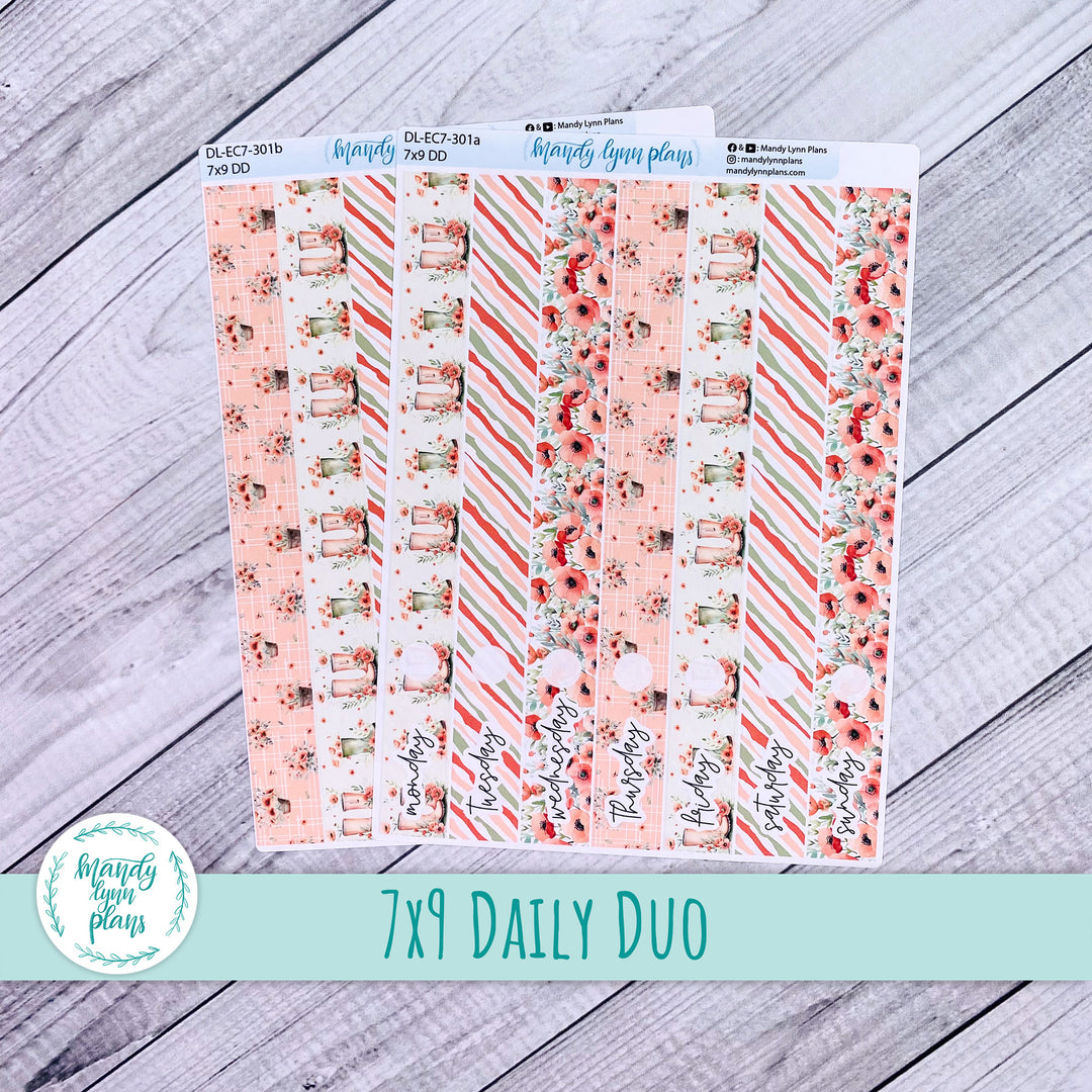 EC 7x9 Daily Duo Kit || Red Poppies || DL-EC7-301