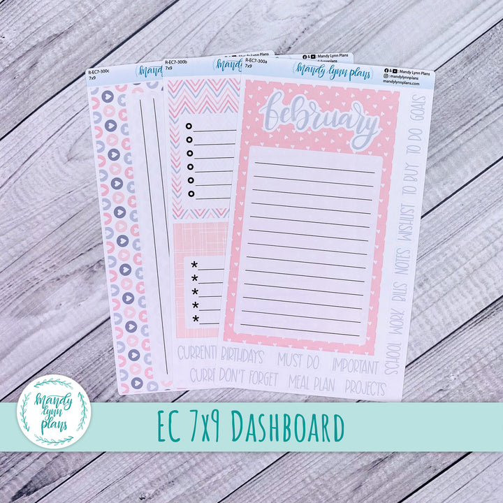 February EC 7x9 Dashboard Kit || Be Mine || R-EC7-300