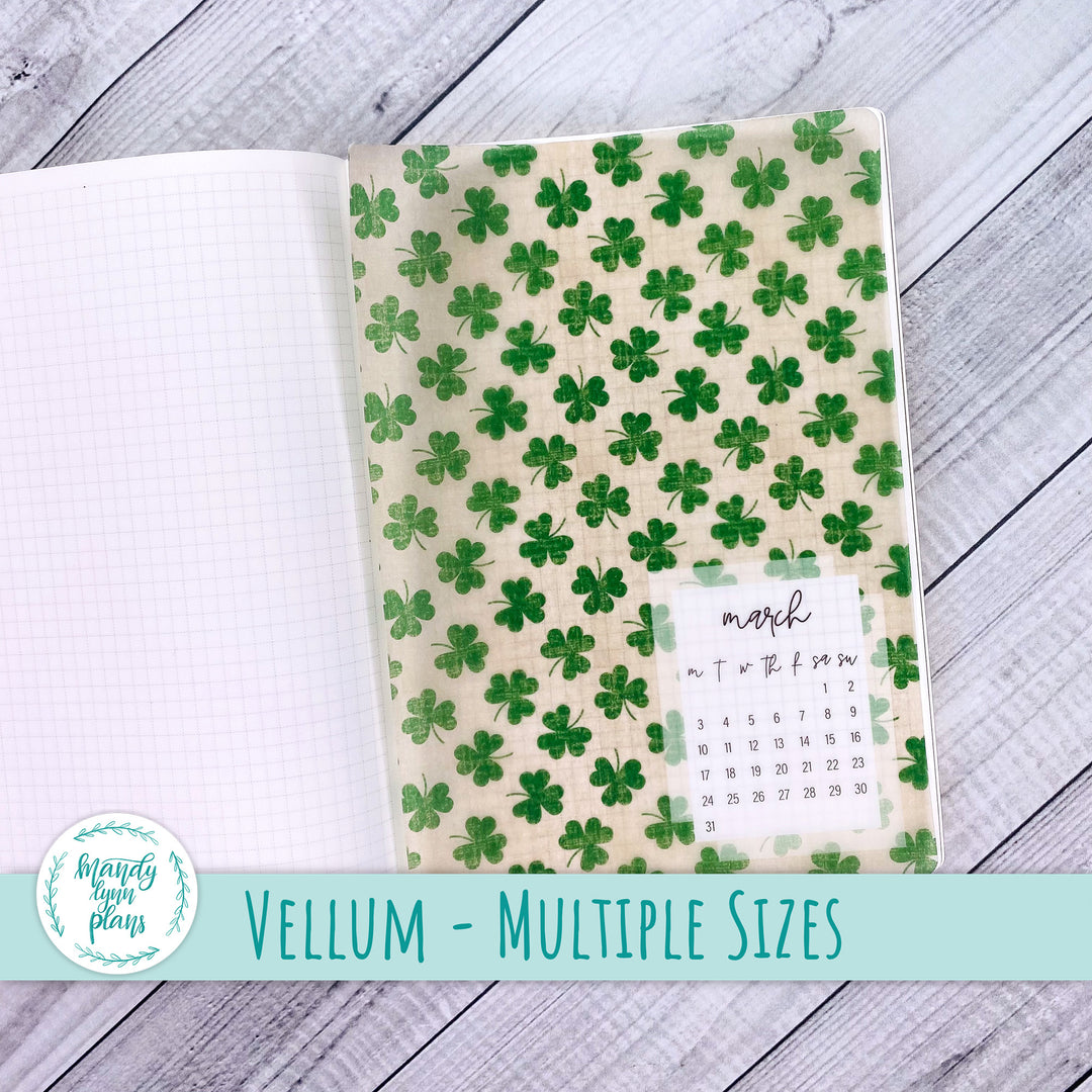 Vintage Shamrocks Vellum || 305