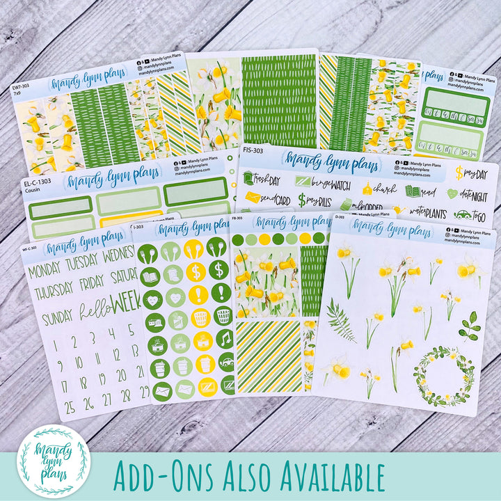 March EC 7x9 Dashboard Kit || Daffodils || R-EC7-303