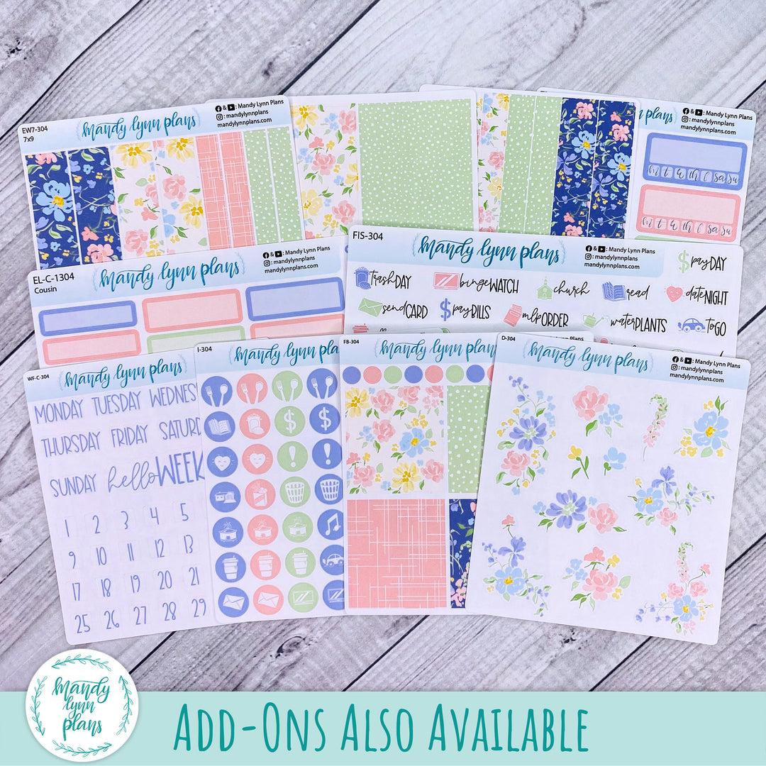 March 2025 Plans by Just Scribble Monthly || Spring Delight || MK-A5P-304