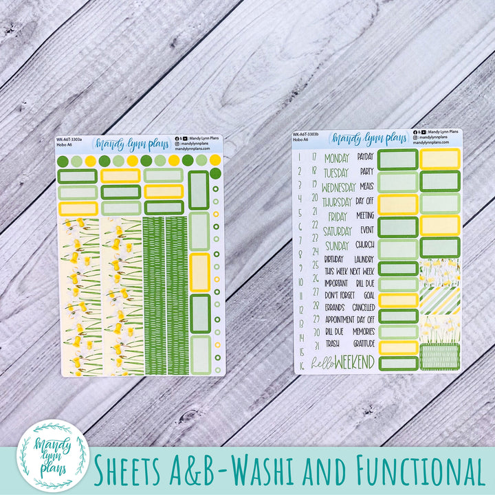 Hobonichi A6 Weekly Kit || Daffodils || WK-A6T-3303