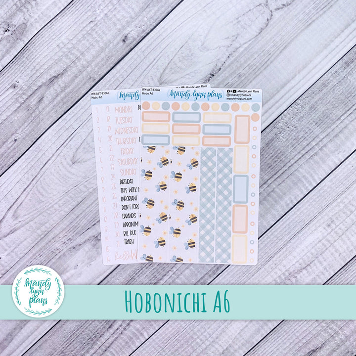 Hobonichi A6 Weekly Kit || Honey Bees || WK-A6T-3306