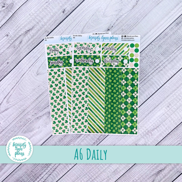 A6 Daily Kit || Vintage Shamrocks || DL-A6-3305