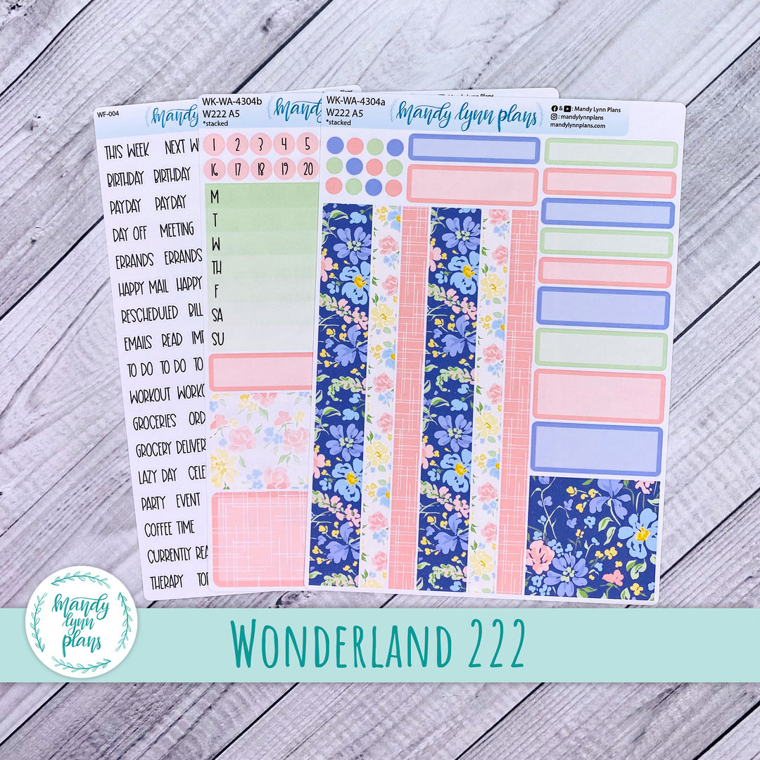 Wonderland 222 Weekly Kit || Spring Delight || 304