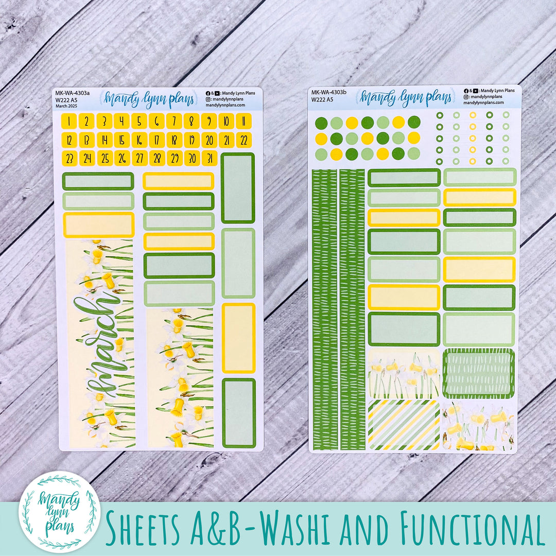 Wonderland 222 March 2025 Monthly Kit || Daffodils || 303