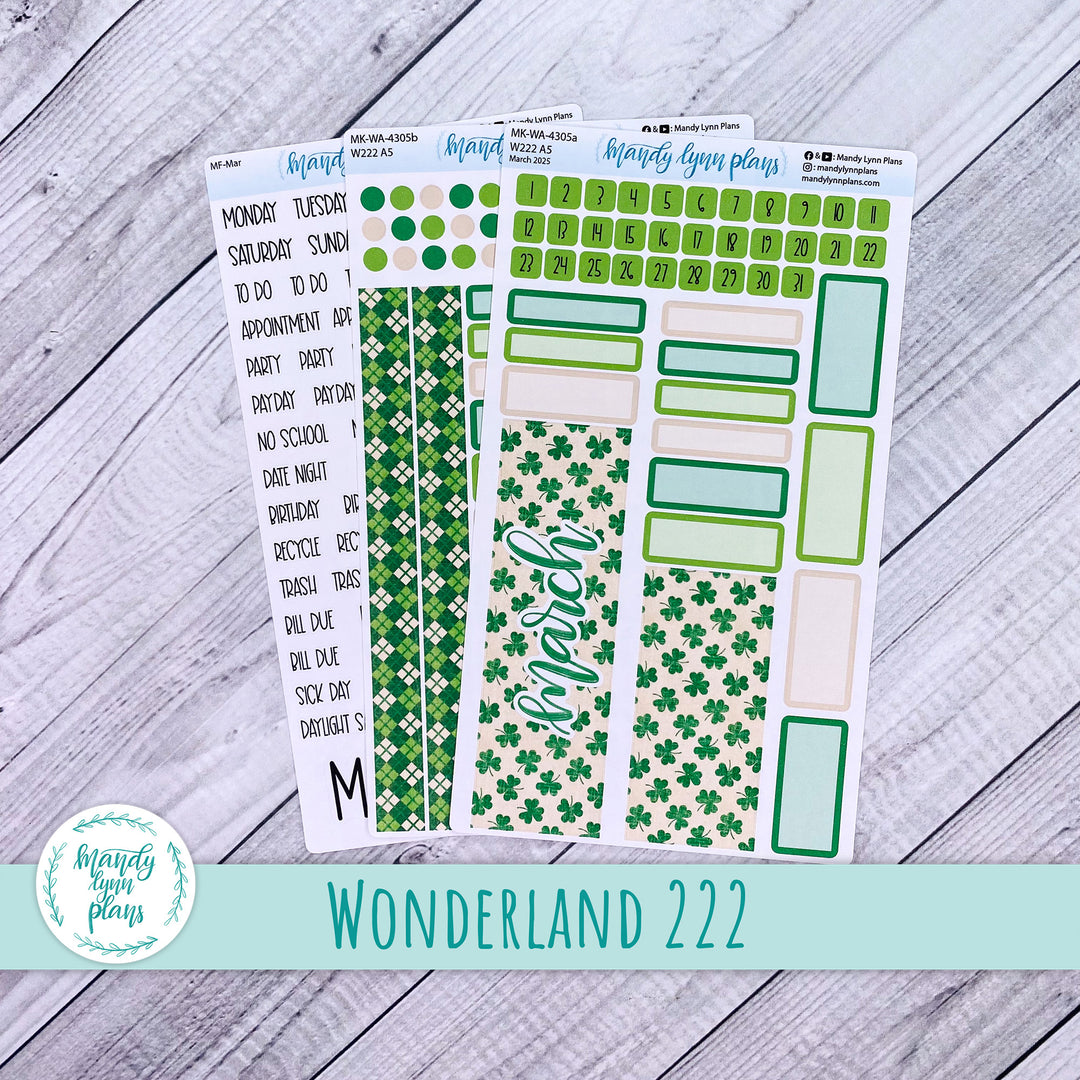 Wonderland 222 March 2025 Monthly Kit || Vintage Shamrocks || 305