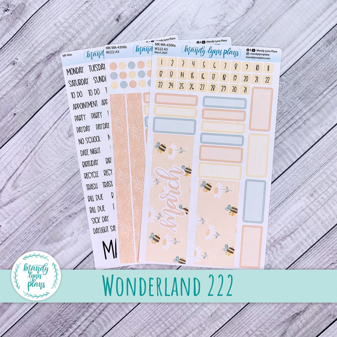 Wonderland 222 March 2025 Monthly Kit || Honey Bees || 306