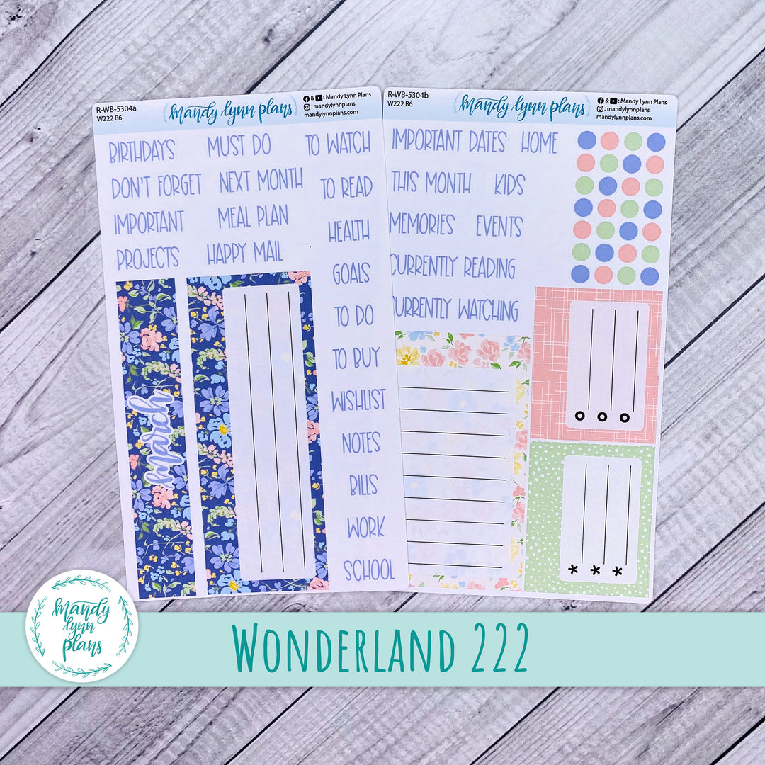 March 2025 Wonderland 222 Dashboard || Spring Delight || 304