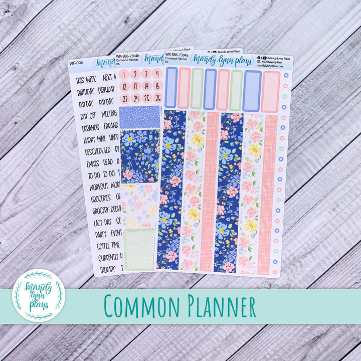 A5, B6, N1 & N2 Common Planner Weekly Kit || Spring Delight || 304