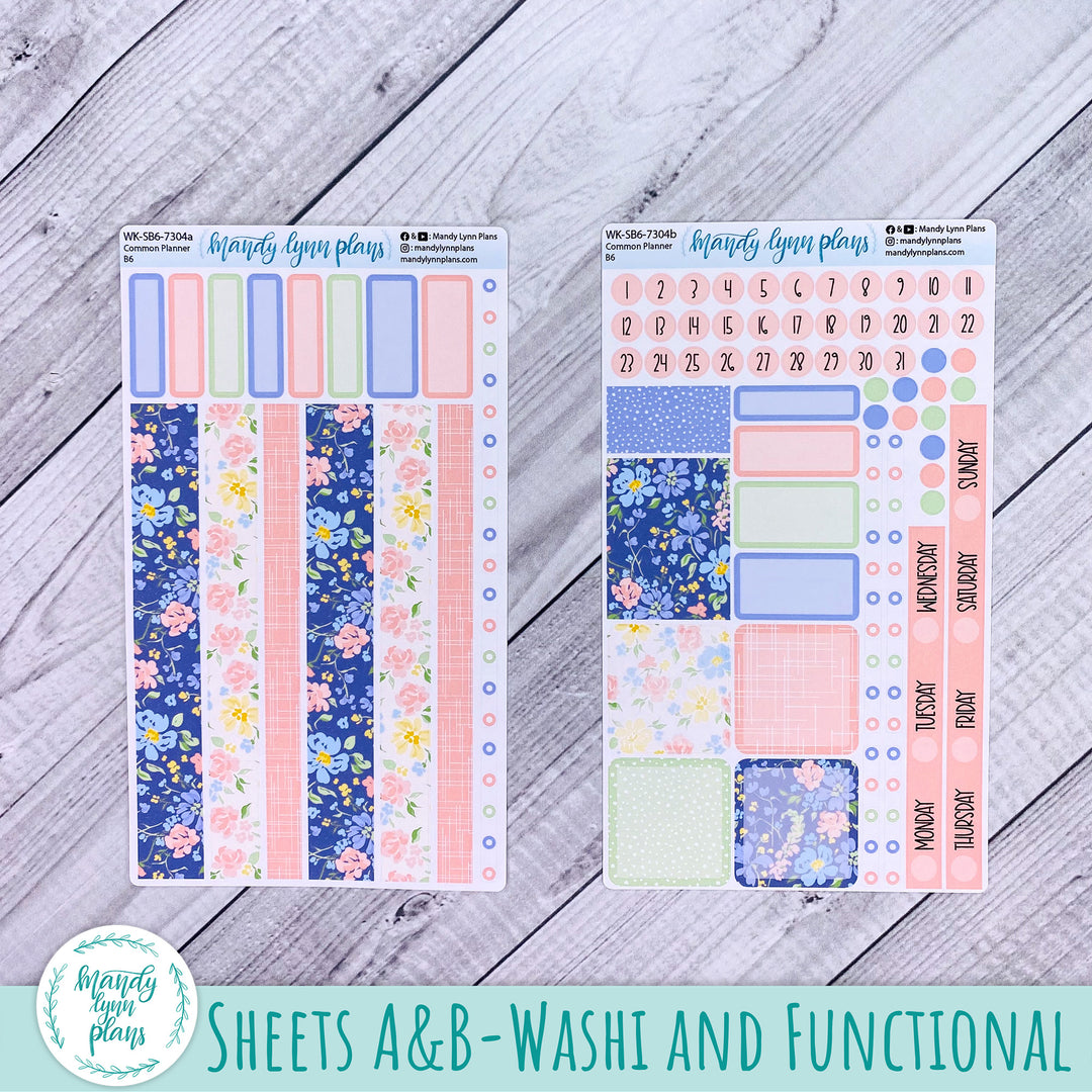 A5, B6, N1 & N2 Common Planner Weekly Kit || Spring Delight || 304