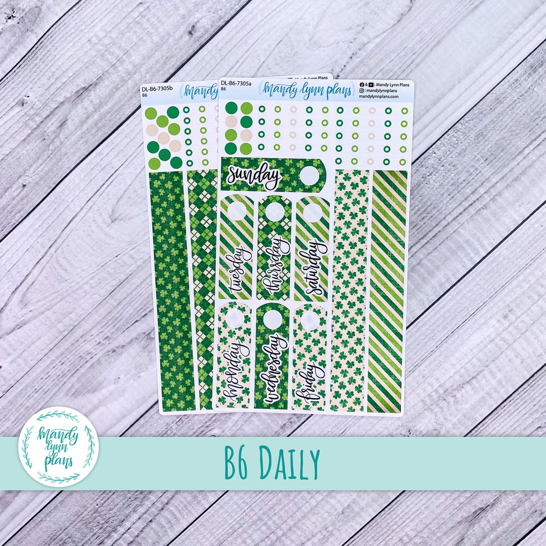 B6 Daily Kit || Vintage Shamrocks || DL-B6-7305