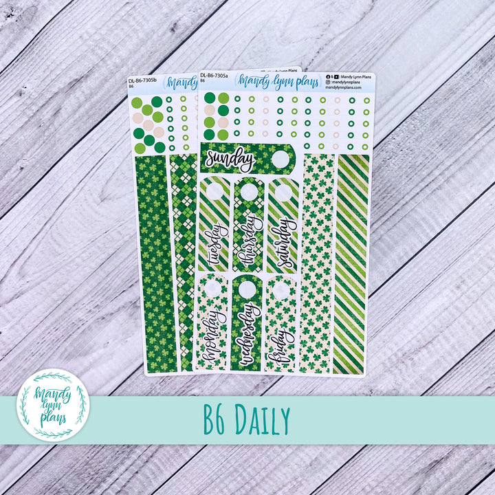 B6 Daily Kit || Vintage Shamrocks || DL-B6-7305