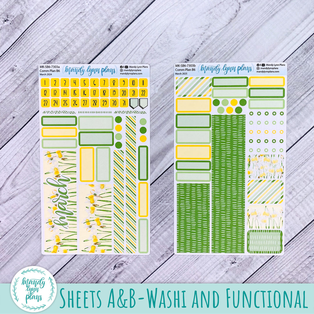 March 2025 Common Planner Monthly Kit || Daffodils || 303