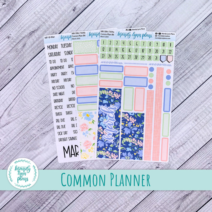 March 2025 Common Planner Monthly Kit || Spring Delight || 304