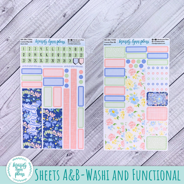 March 2025 Common Planner Monthly Kit || Spring Delight || 304