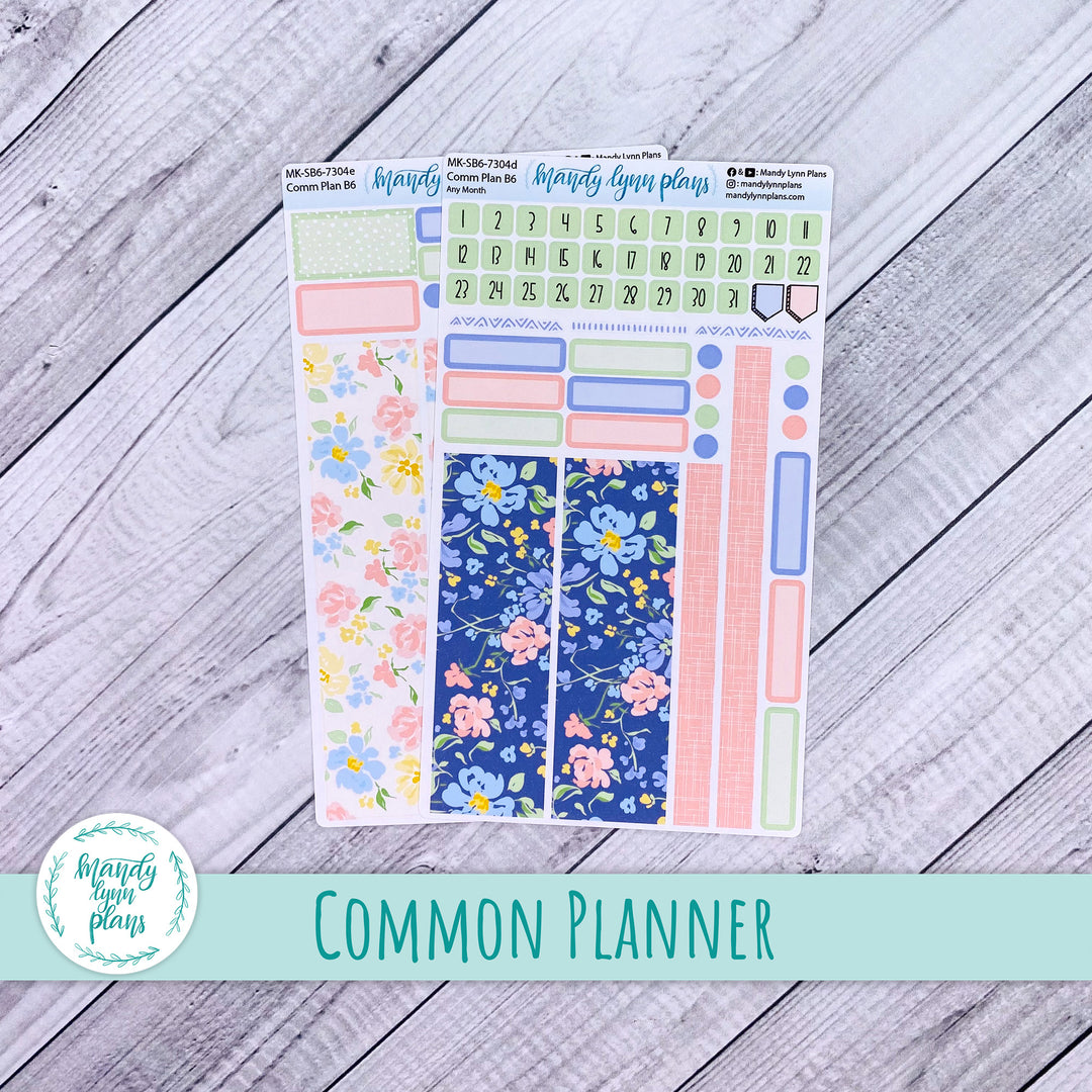 Any Month Common Planner Monthly Kit || Spring Delight || 304