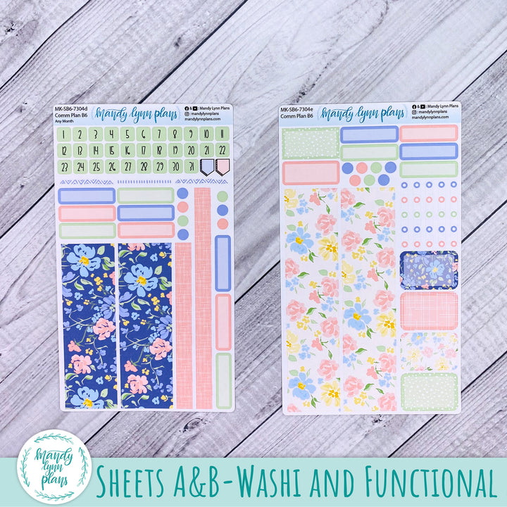 Any Month Common Planner Monthly Kit || Spring Delight || 304