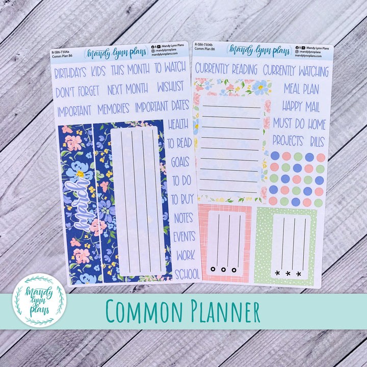 March Common Planner Dashboard || Spring Delight || 304