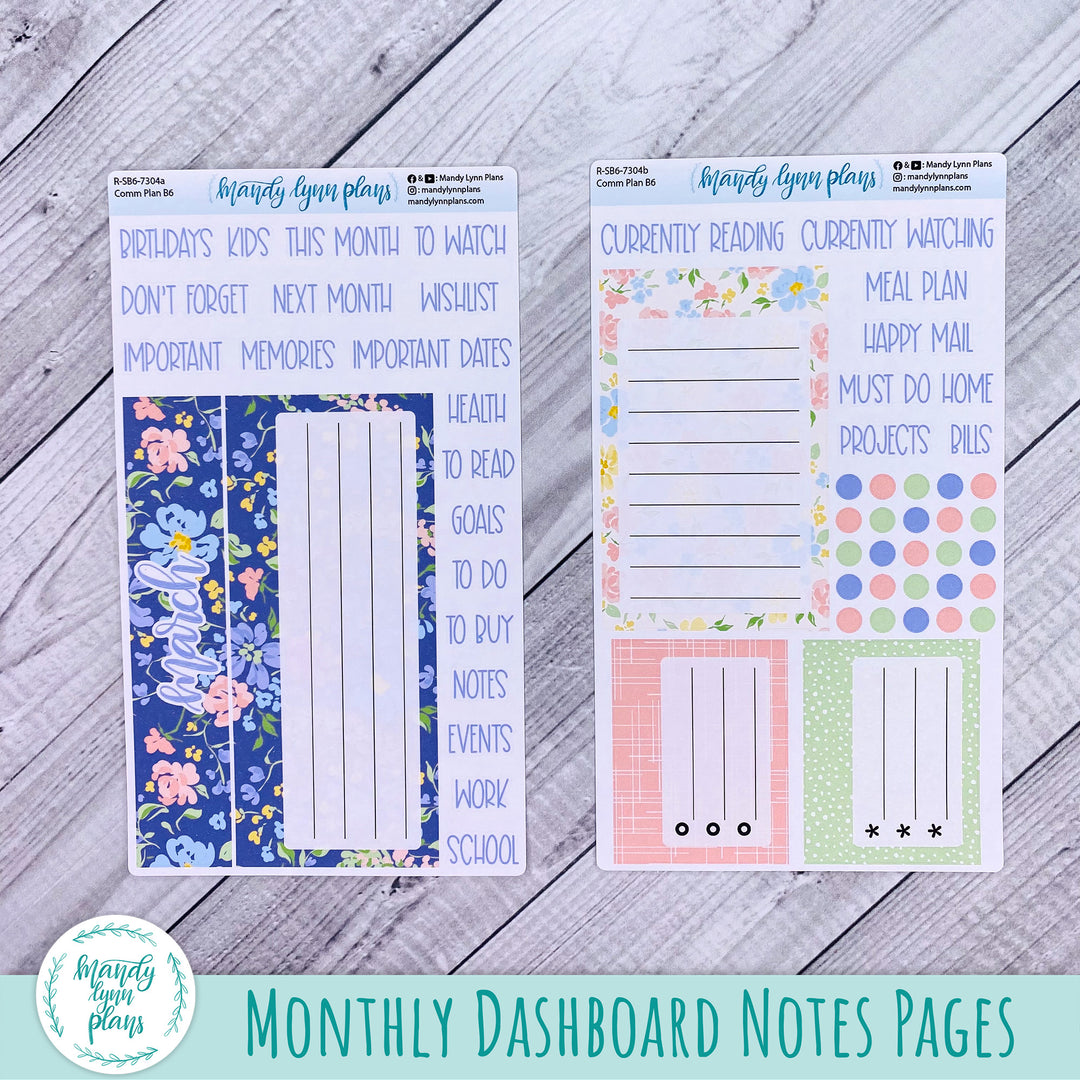 March Common Planner Dashboard || Spring Delight || 304