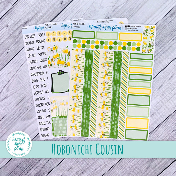 Hobonichi Cousin Weekly Kit || Daffodils || WK-C-1303