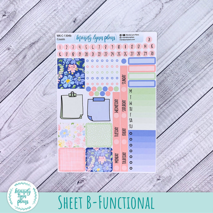 Hobonichi Cousin Weekly Kit || Spring Delight || WK-C-1304