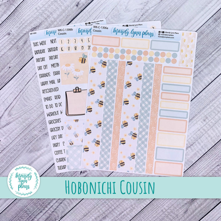 Hobonichi Cousin Weekly Kit || Honey Bees || WK-C-1306