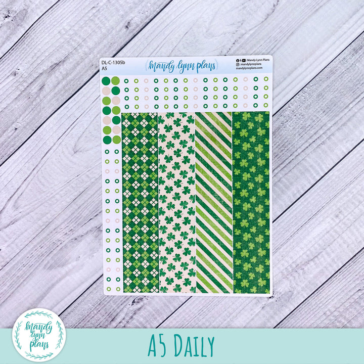 A5 Daily Kit || Vintage Shamrocks || DL-C-1305