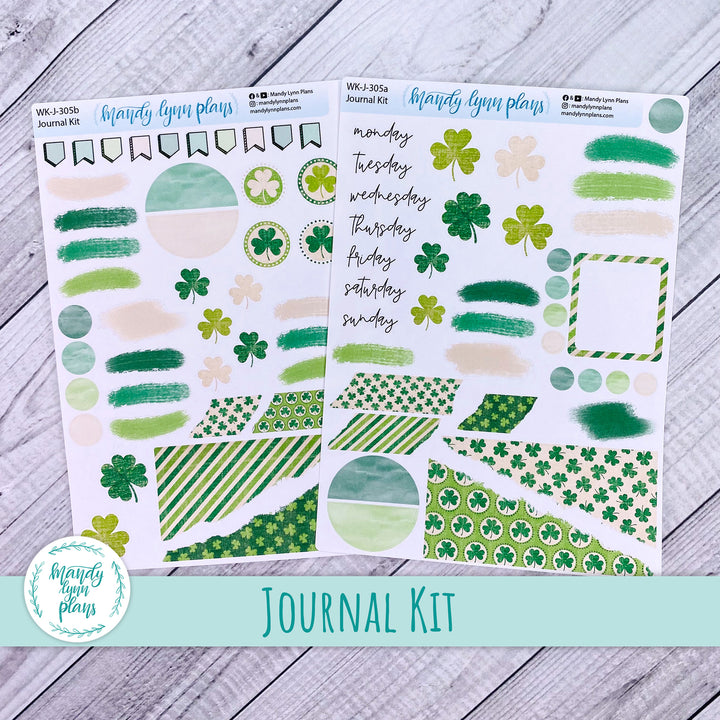 Vintage Shamrocks Journal Kit || WK-J-305