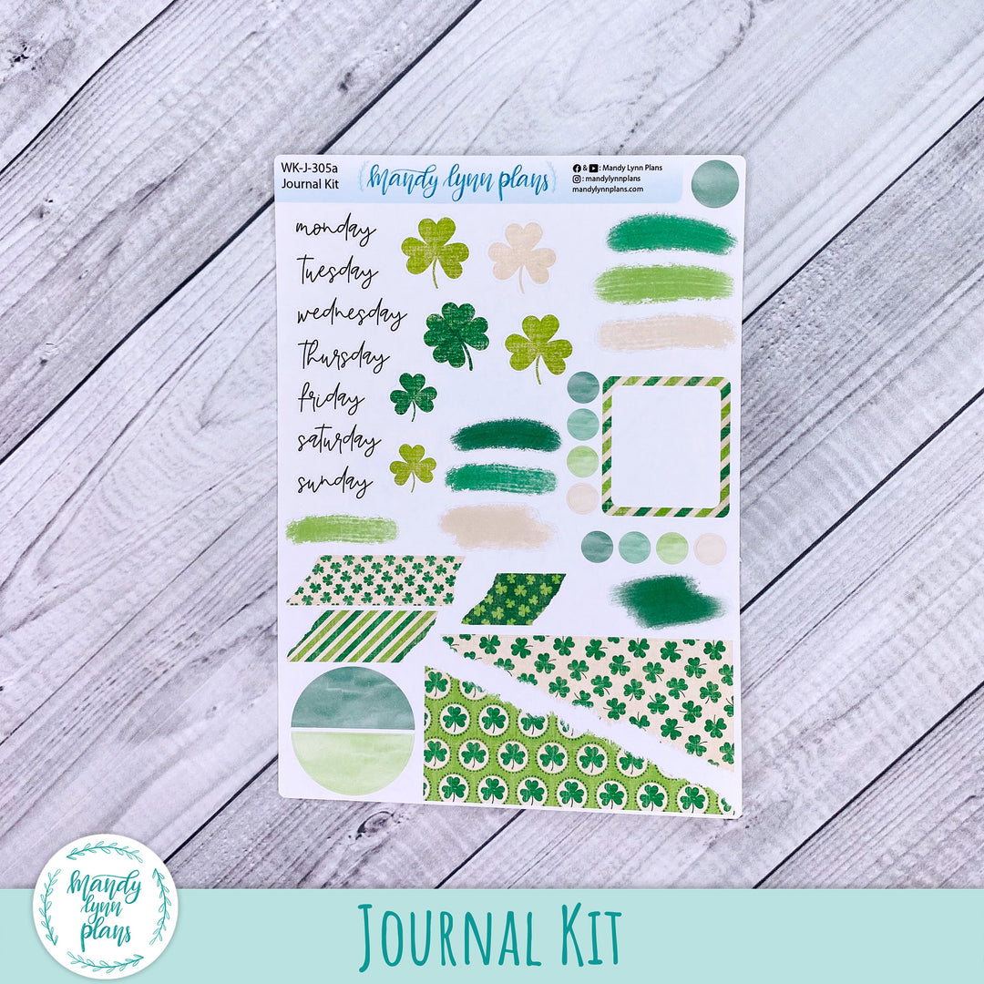 Vintage Shamrocks Journal Kit || WK-J-305