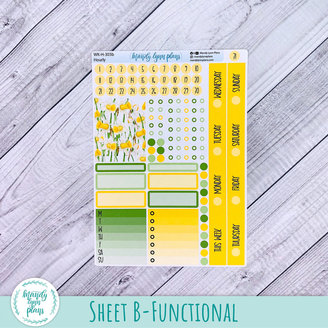 EC Hourly Weekly Kit || Daffodils || WK-H-303