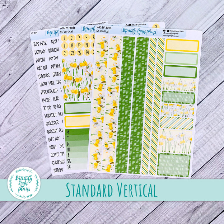 Standard Vertical Weekly Kit || Daffodils || WK-SV-303