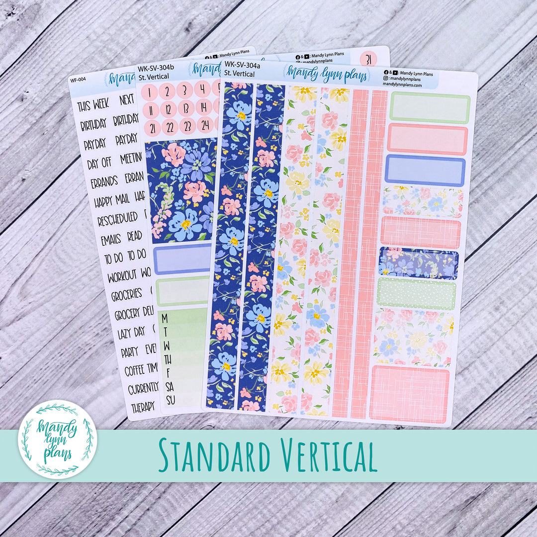 Standard Vertical Weekly Kit || Spring Delight || WK-SV-304