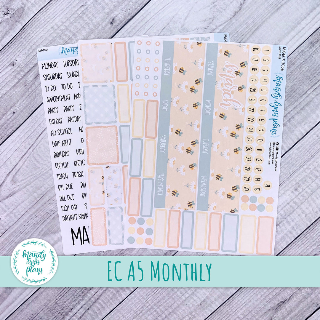 EC A5 March Monthly Kit || Honey Bees || MK-EC5-306