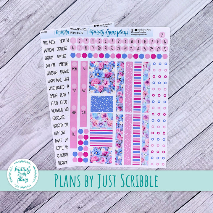 A5 Plans by Just Scribble Weekly Kit || Daydream || 302