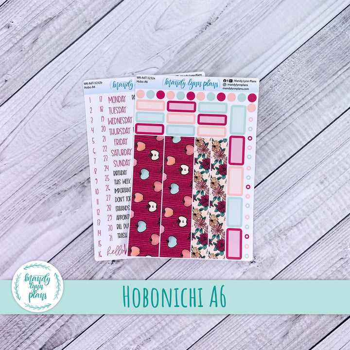 Hobonichi A6 Weekly Kit || Apples || WK-A6T-3232