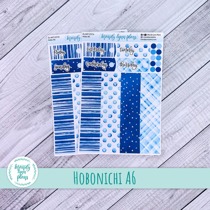 Hobonichi A6 Daily Kit || Azure Blue || DL-A6T-3231