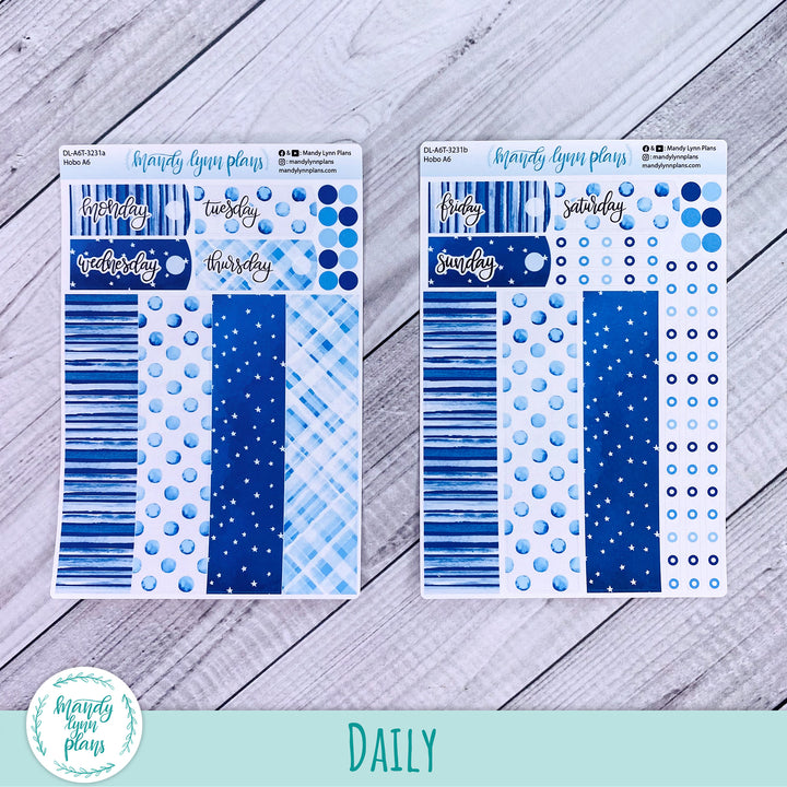 Hobonichi A6 Daily Kit || Azure Blue || DL-A6T-3231