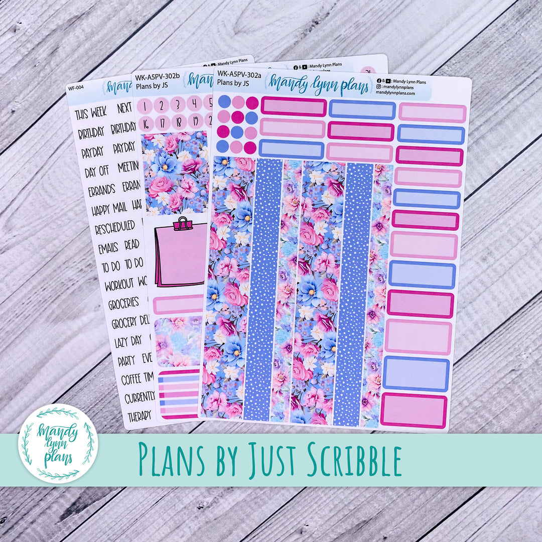 A5 Plans by Just Scribble Weekly Kit || Daydream || 302