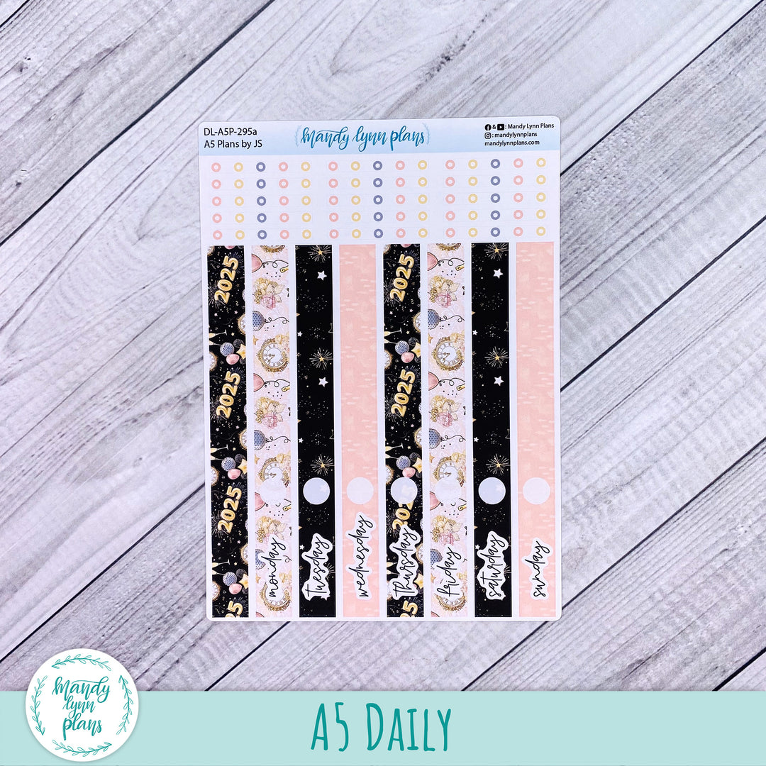 A5 Plans by Just Scribble Daily Kit || New Year's Party || DL-A5P-295