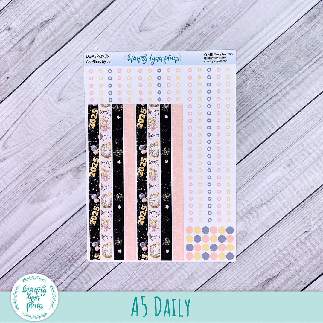 A5 Plans by Just Scribble Daily Kit || New Year's Party || DL-A5P-295