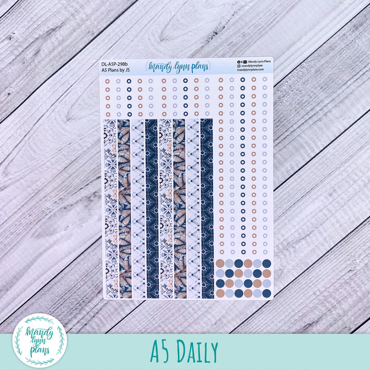 A5 Plans by Just Scribble Daily Kit || Rustic Boho || DL-A5P-298