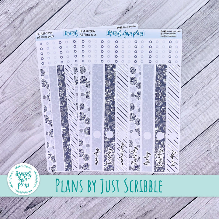 A5 Plans by Just Scribble Daily Kit || Minimalist || DL-A5P-299