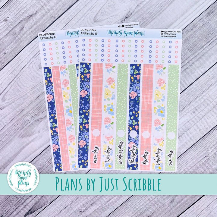 A5 Plans by Just Scribble Daily Kit || Spring Delight || DL-A5P-304