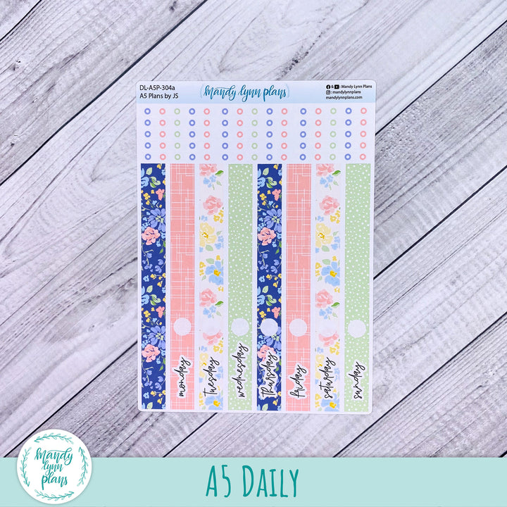 A5 Plans by Just Scribble Daily Kit || Spring Delight || DL-A5P-304