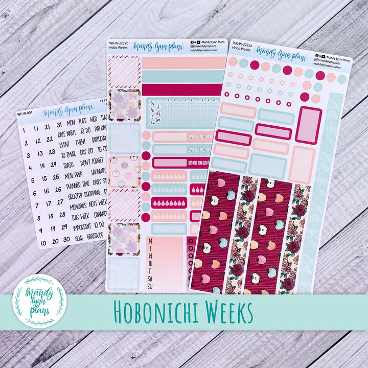 Hobonichi Weeks Weekly Kit || Apples || WK-W-2232