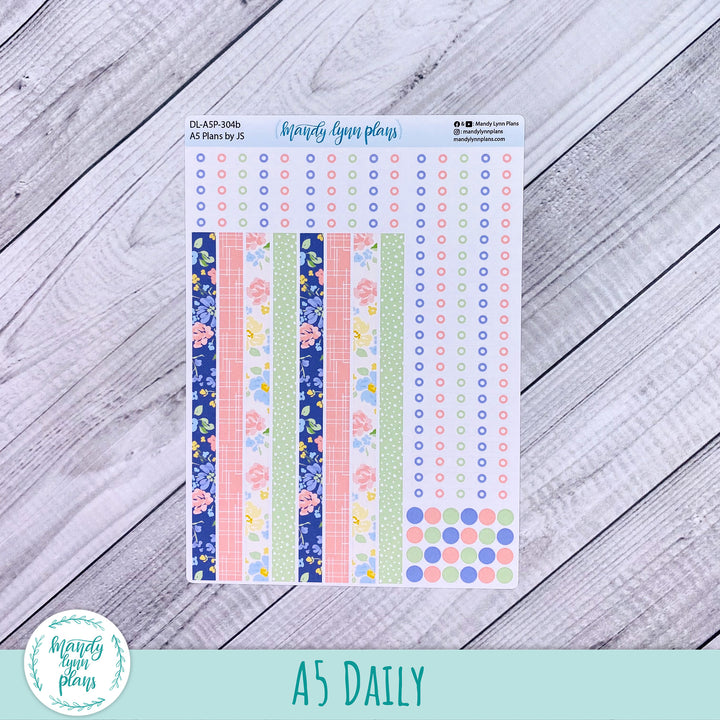 A5 Plans by Just Scribble Daily Kit || Spring Delight || DL-A5P-304