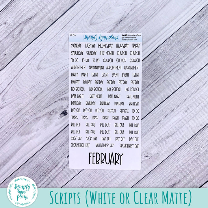 February 2025 Plans by Just Scribble Monthly || Daydream || MK-A5P-302